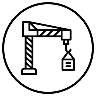 Yapım Vektörü Simgesi Tasarım İllüstrasyonu