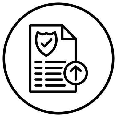 Vektör Simgesi Tasarım İllüstrasyonunu Yükle