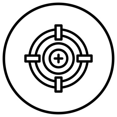 Hedef Vektör Simgesi Tasarım ResmiComment