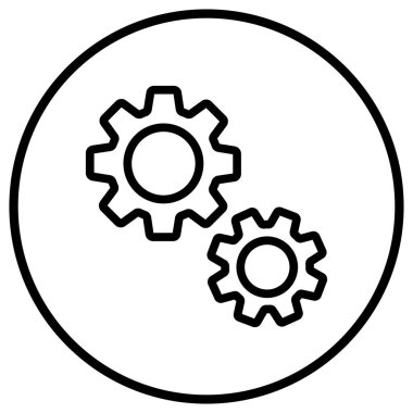 Vektör Simgesi Tasarım İllüstrasyonu Ayarlanıyor