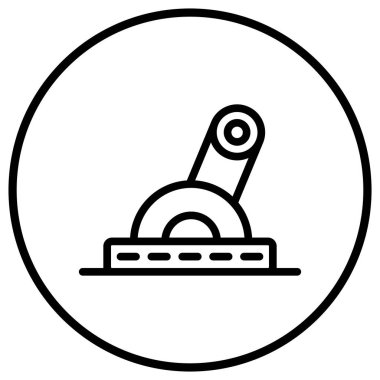 Denetim kolu Vektör Simgesi Tasarım İllüstrasyonu