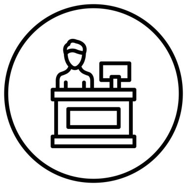 Masa Vektörü Simgesi Tasarım İllüstrasyonunu kontrol et