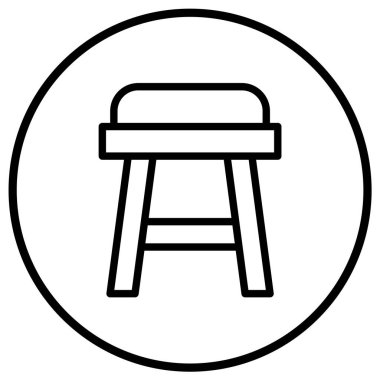 Dışkı Vektörü Simgesi Tasarımı Çizimi