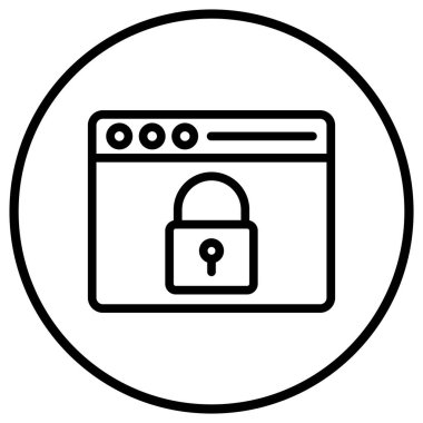 Veri Güvenlik Vektörü Simgesi Tasarım ResmiComment