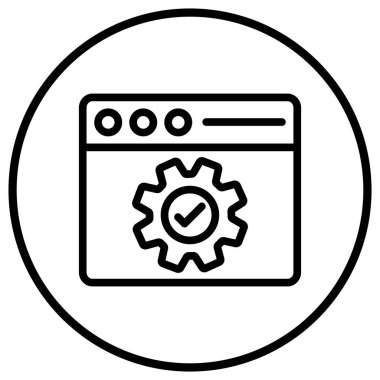 Düzeltme Vektör Simgesi Tasarım İllüstrasyonu