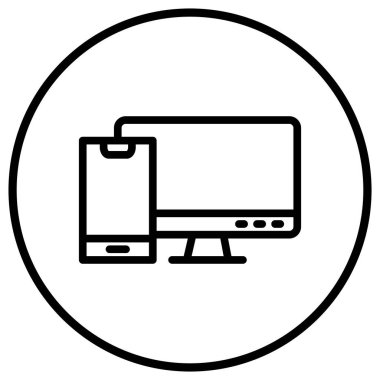 İlgili Vektör Simgesi Tasarım İllüstrasyonu