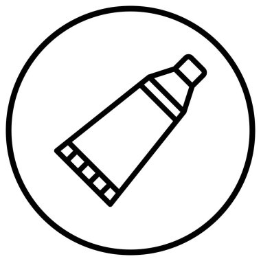 Diş macunu Vektör Simgesi Tasarım İllüstrasyonu