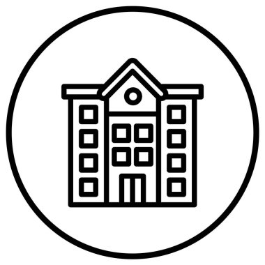 Yapı Vektörü Simgesi Tasarım İllüstrasyonu