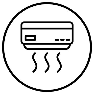 Klima Vektör Simgesi Tasarım İllüstrasyonu