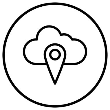 Yer Tutucu Vektör Simgesi Tasarım İllüstrasyonu