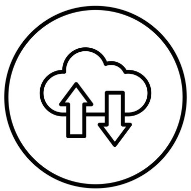 Veri Aktarım Vektörü Simgesi Tasarım ResmiComment