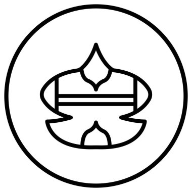 Uçurtma Vektörü Simgesi Tasarım İllüstrasyonu