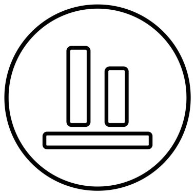 Alt Hizalama Vektör Simgesi Tasarım İllüstrasyonu