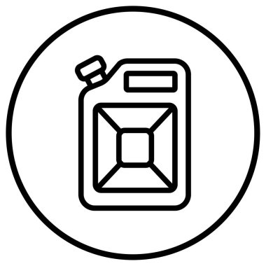 Eko yakıt Vektör Simgesi Tasarım İllüstrasyonu