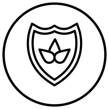 Kalkan Vektörü Simgesi Tasarım ResmiComment