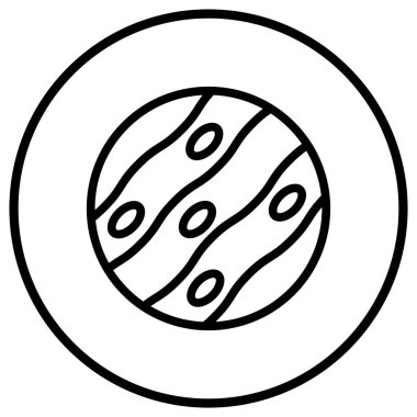 Mercury Vektör Simgesi Tasarım İllüstrasyonu