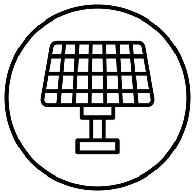 Güneş Sistemi Vektör Simgesi Tasarım İllüstrasyonu