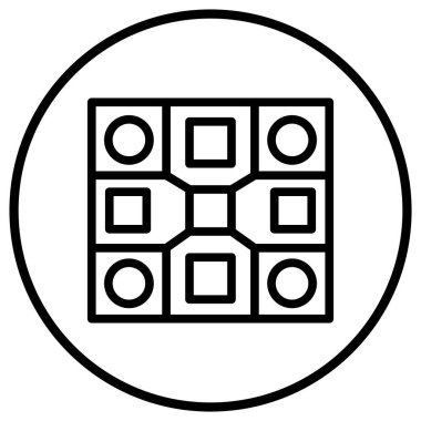 Masa oyunu Vektör Simgesi Tasarım ResmiComment