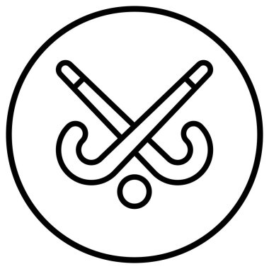 Hokey Vektör Simgesi Tasarım İllüstrasyonu