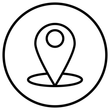 Spor Konumu Vektör Simgesi Tasarım İllüstrasyonu