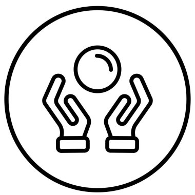 Yakala Vektör Simgesi Tasarım Çizimi