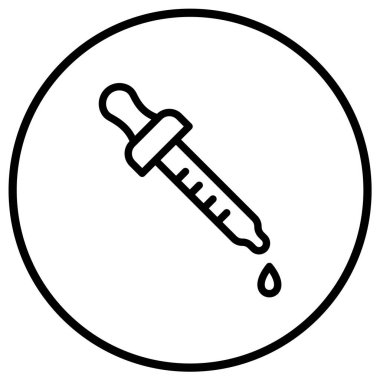 Droplet Vektör Simgesi Tasarım İllüstrasyonu