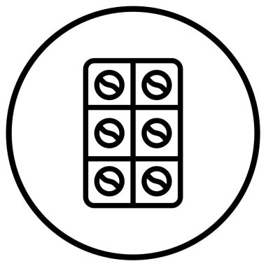 Kabartıcı Vektör Simgesi Tasarım İllüstrasyonu