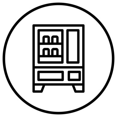 Satış Makinesi Vektör Simgesi Tasarım İllüstrasyonu