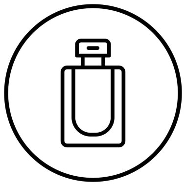 Parfüm Vektörü Simgesi Tasarım İllüstrasyonu