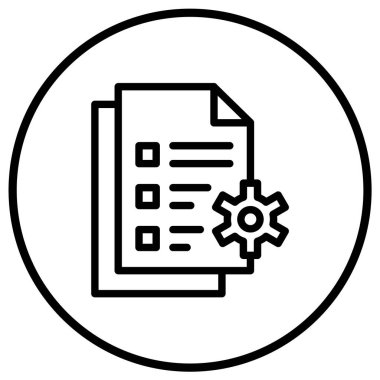 Dosya Yönetimi Vektör Simgesi Tasarım İllüstrasyonu