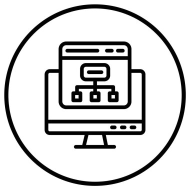 Durum Haritası Vektör Simgesi Tasarım İllüstrasyonu