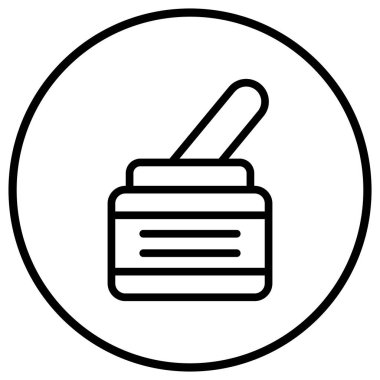 Wax Vektör Simgesi Tasarım Çizimi