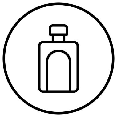 Parfüm Vektörü Simgesi Tasarım İllüstrasyonu