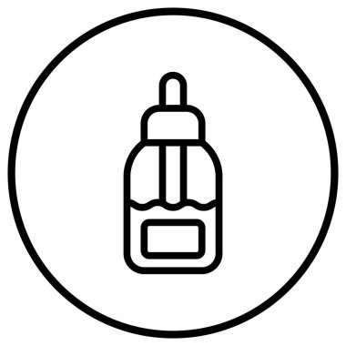 Organik Yağ Vektörü Simgesi Tasarım İllüstrasyonu