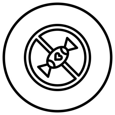 Tatlı Vektör Simgesi Tasarımı Yok