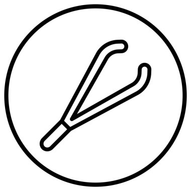 Cımbız Vektör Simgesi Tasarım İllüstrasyonu