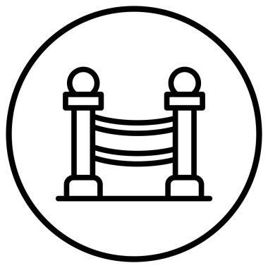 Vektör Simgesi Tasarım İllüstrasyonunu Sınırla