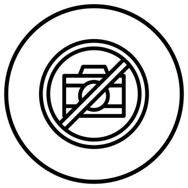 Kamera Vektörü Simgesi Tasarım İllüstrasyonu Yok