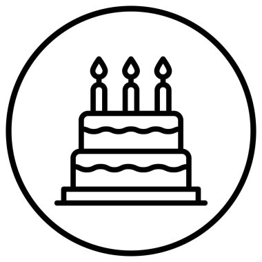 Pasta Vektörü Simgesi Tasarımı Çizimi