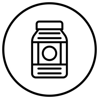 Korunmuş Vektör Simgesi Tasarım İllüstrasyonu