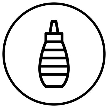 Sos Vektörü Simgesi Tasarım İllüstrasyonu