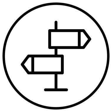 İmza Vektörü Simgesi Tasarım İllüstrasyonu