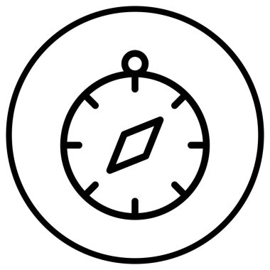 Pusula Vektörü Simgesi Tasarım ResmiComment