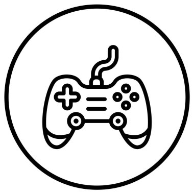 Oyun denetleyici Vektör Simgesi Tasarım İllüstrasyonu