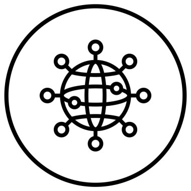 İnternet Bağlantısı Vektör Simgesi Tasarım İllüstrasyonu