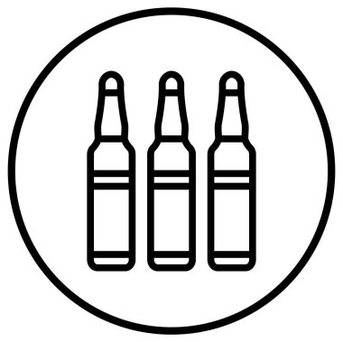 Ampul Vektör Simgesi Tasarım İllüstrasyonu