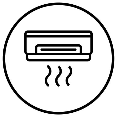 Klima Vektör Simgesi Tasarım İllüstrasyonu