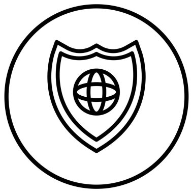 Kalkan Vektörü Simgesi Tasarım ResmiComment