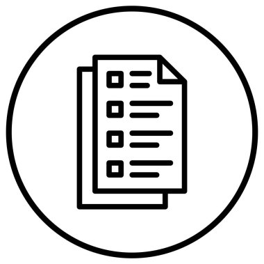 Dosya Vektörü Simgesi Tasarım İllüstrasyonu