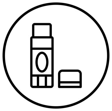 Yapıştırıcı Çubuğu Vektör Simgesi Tasarımı İllüstrasyonu